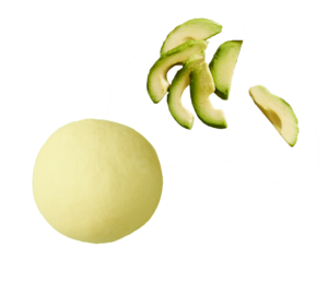 avocado dough balls